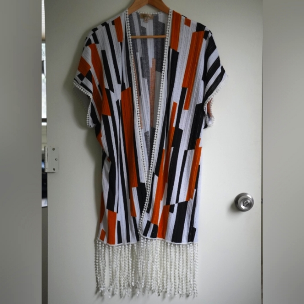 *Patterned Cardigan*